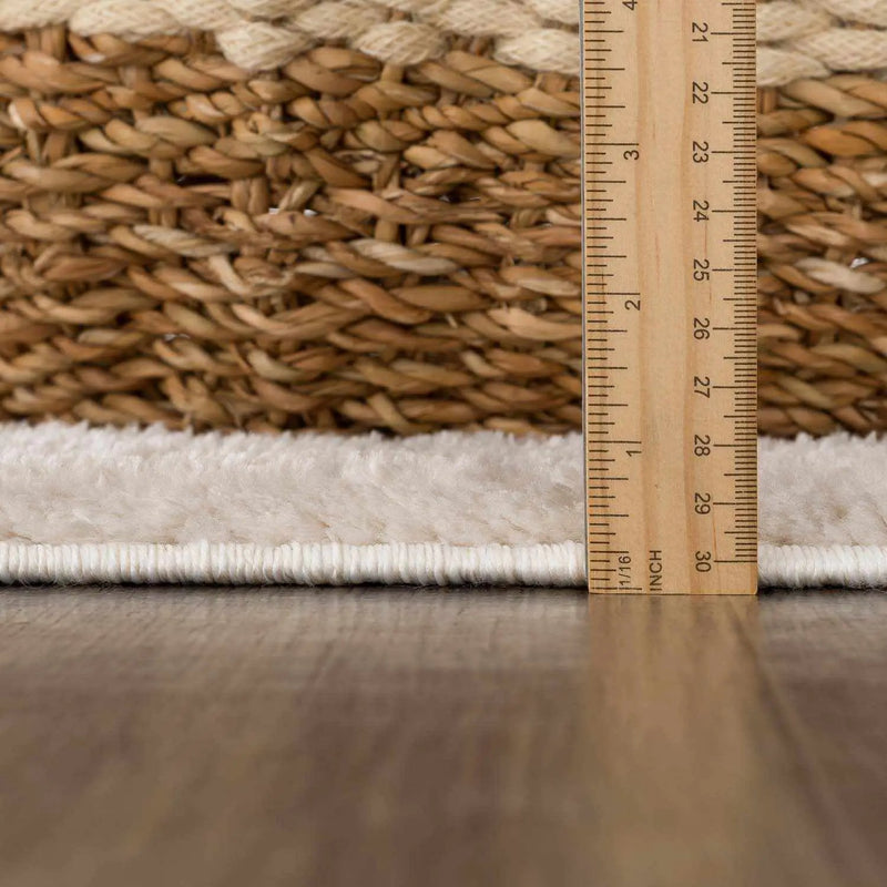 Baback Beige Washable Area Rug by Boutique Rugs