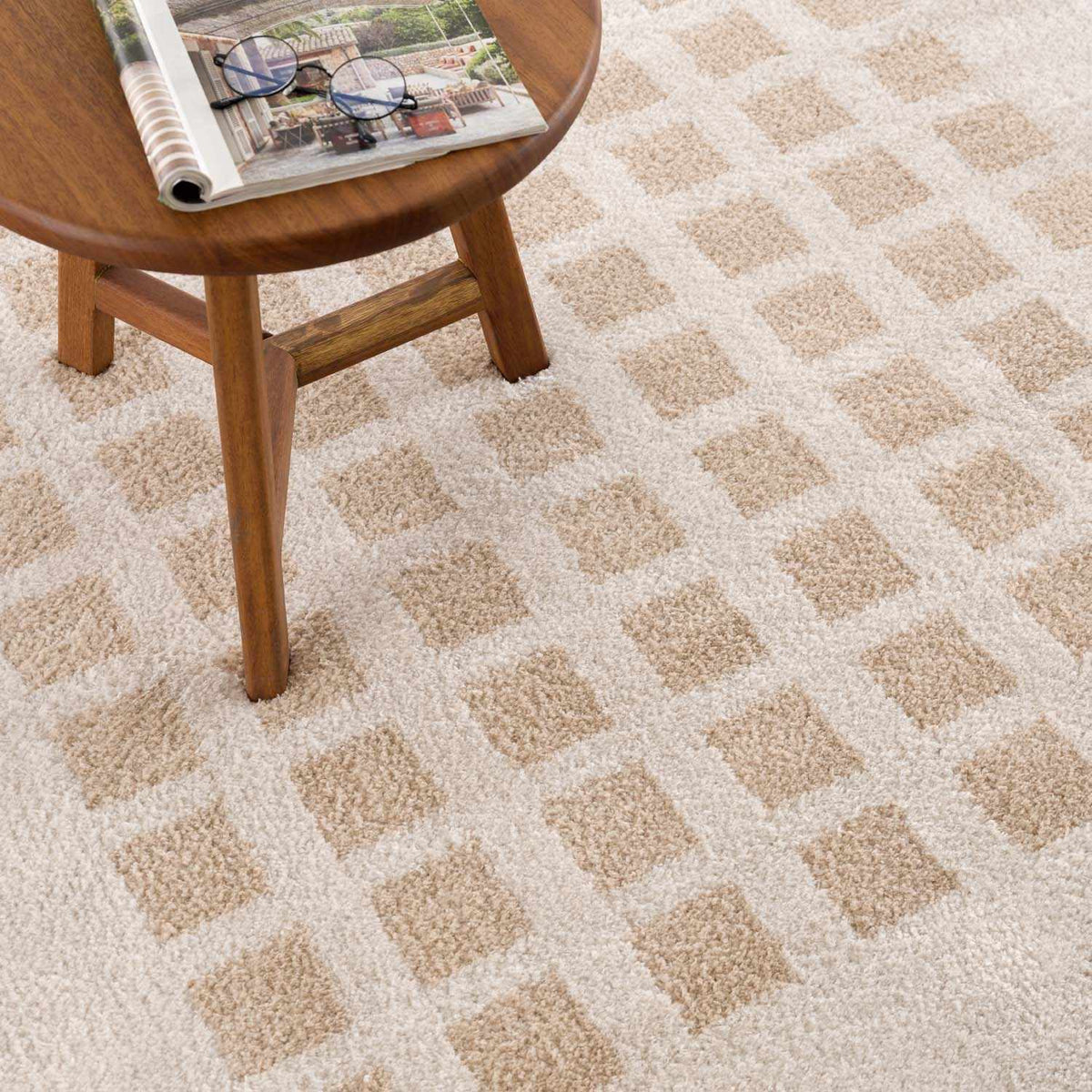 Baback Beige Washable Area Rug, photo 10 of 12