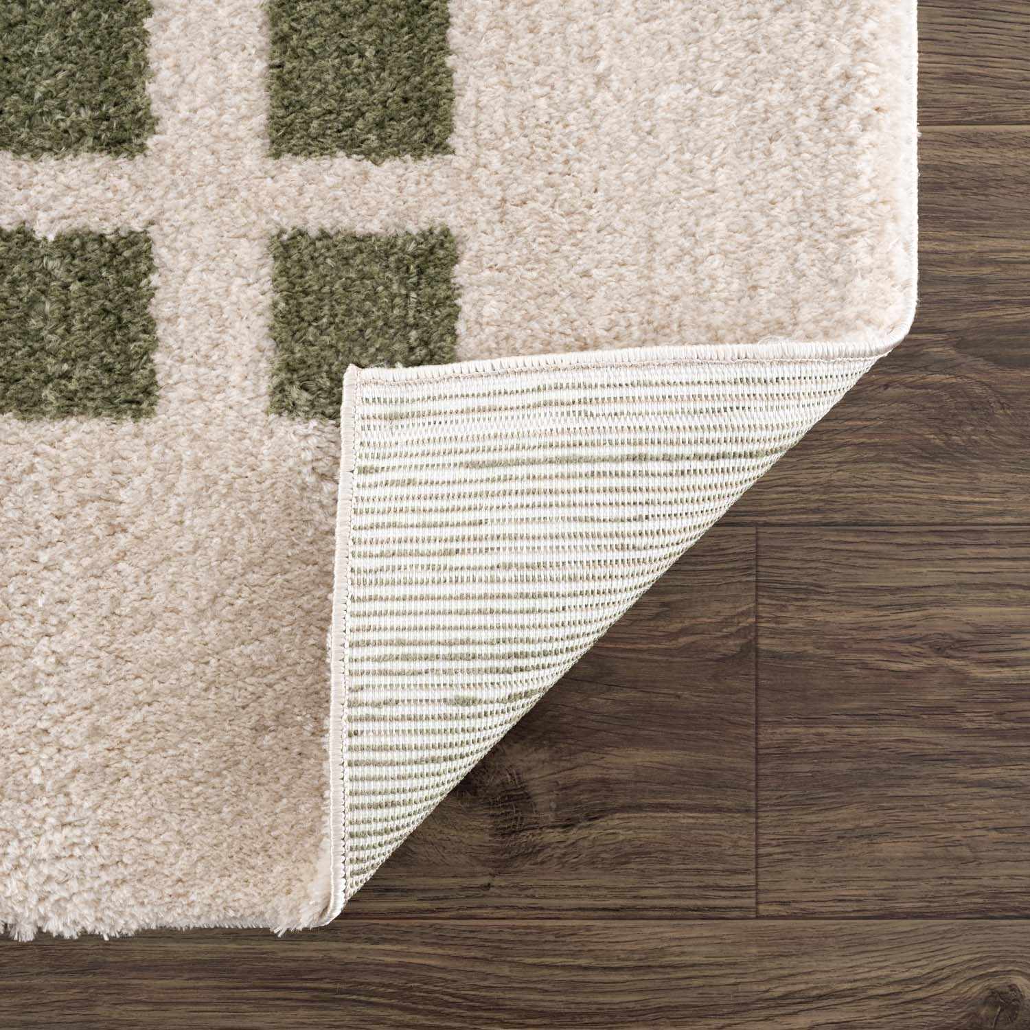 Baback Green Washable Area Rug by Boutique Rugs