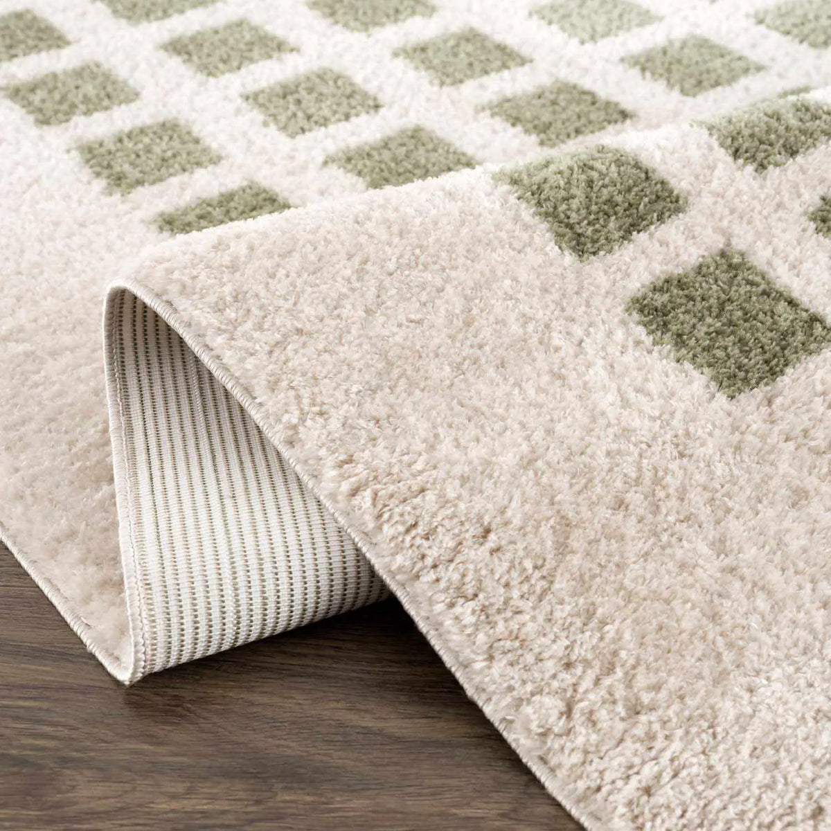 Baback Green Washable Area Rug, photo 6 of 12