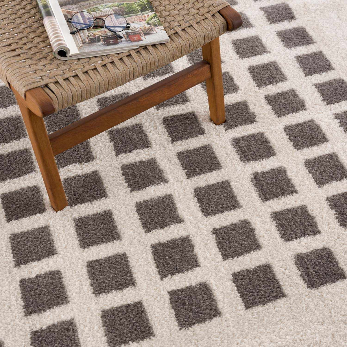 Baback Charcoal Washable Area Rug, photo 10 of 12