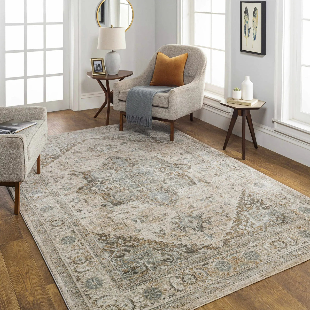 Ballisodare Thick Luxe Boutique Rug, installed in a room 3