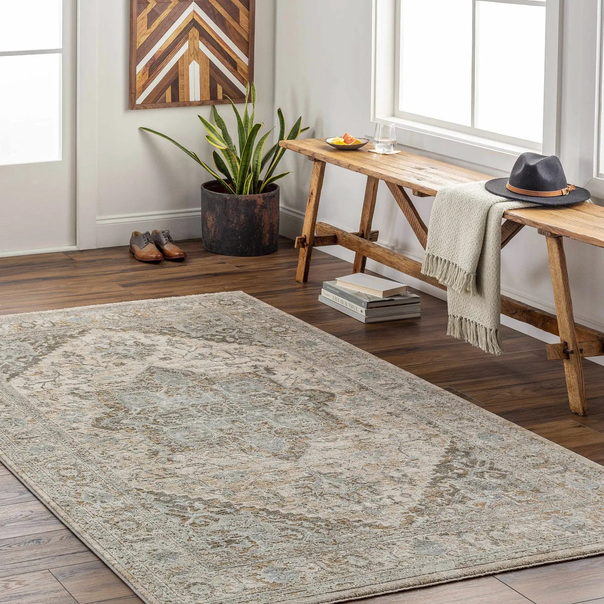 Ballisodare Thick Luxe Boutique Rug, installed in a room 4