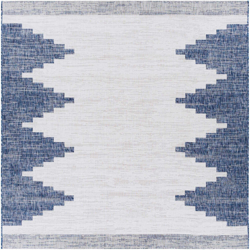 Djugun Navy Indoor & Outdoor Area Rug - Clearance by Boutique Rugs