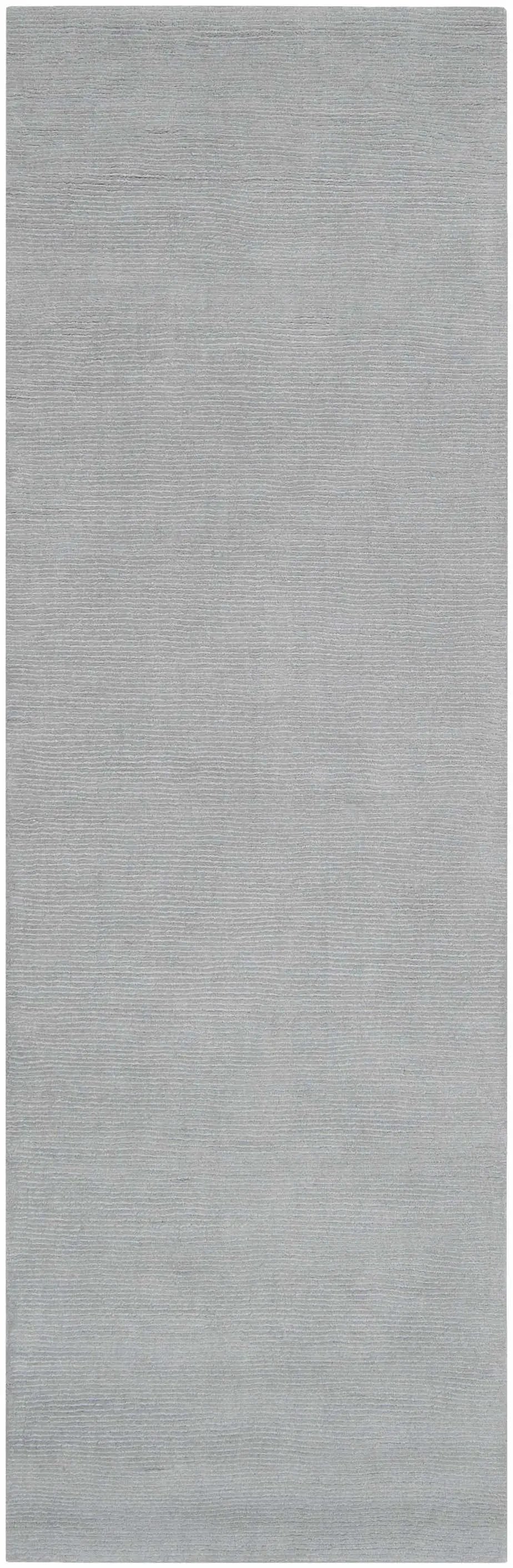 Brockton Solid Light Gray Wool Rug, photo 3 of 10