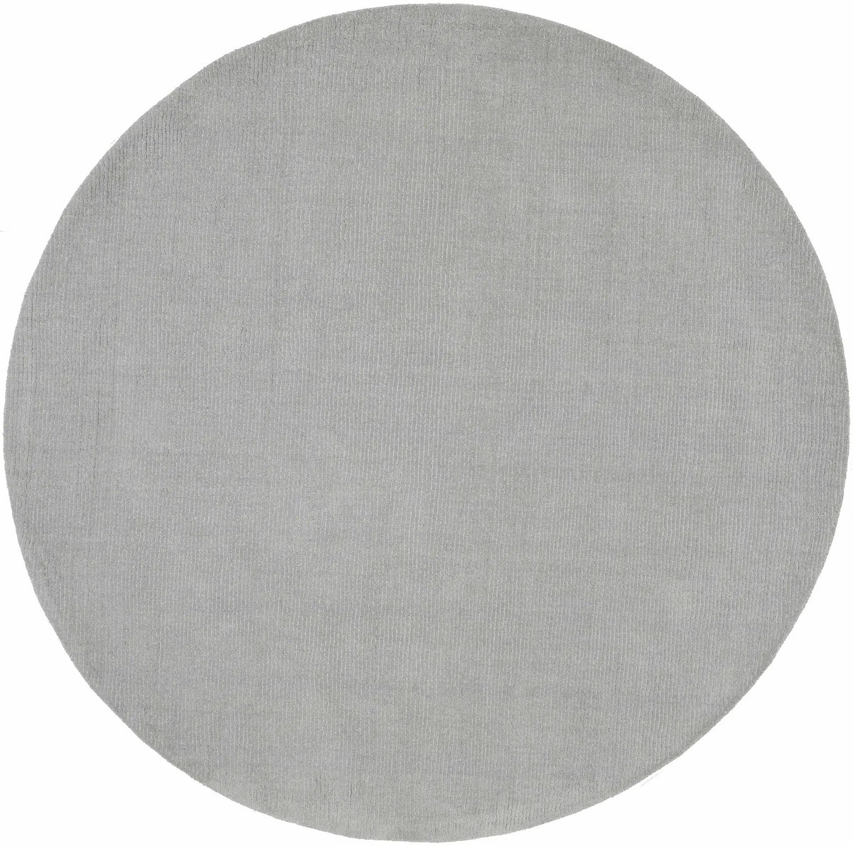 Brockton Solid Light Gray Wool Rug, photo 8 of 10