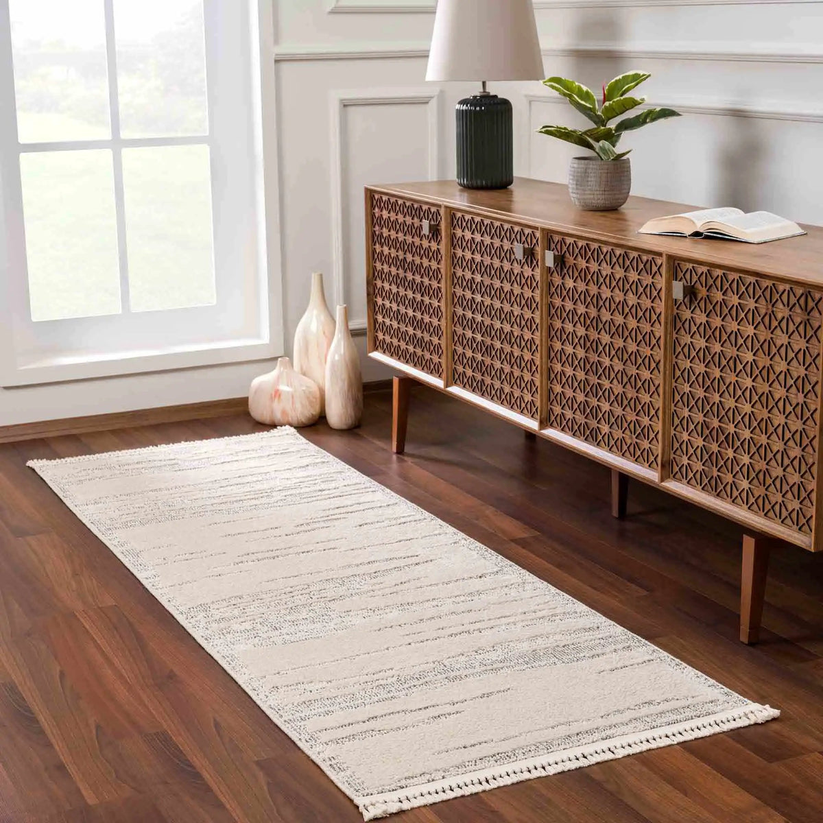 Lave Bone Area Rug - Clearance, installed in a room 3
