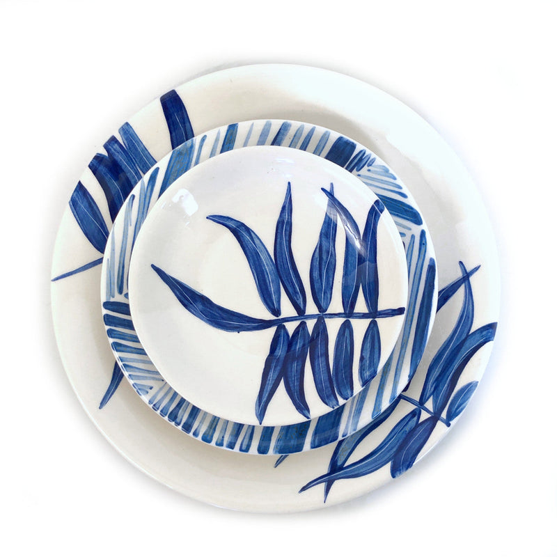 Floating Leaves Dinner Plate - Blue, photo 4 of 6