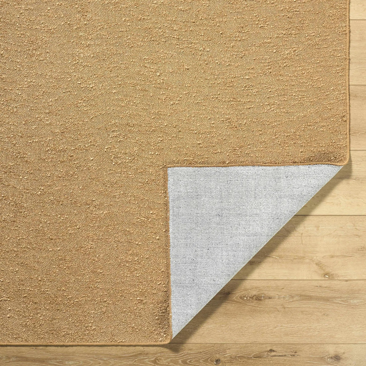 Breena 3D Solid Brown Washable Area Rug, photo 4 of 7