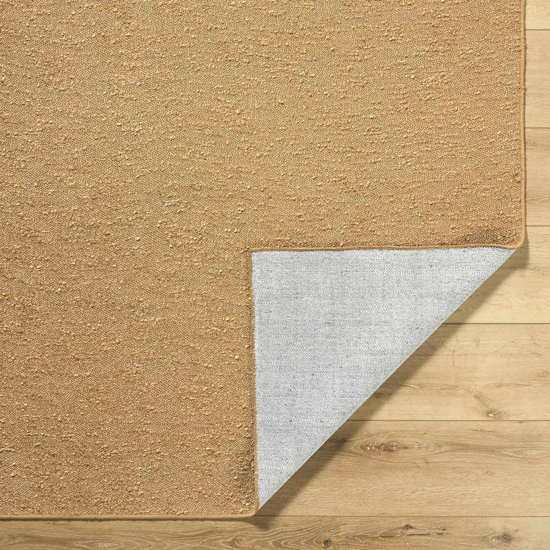 Breena 3D Solid Brown Washable Area Rug by Boutique Rugs