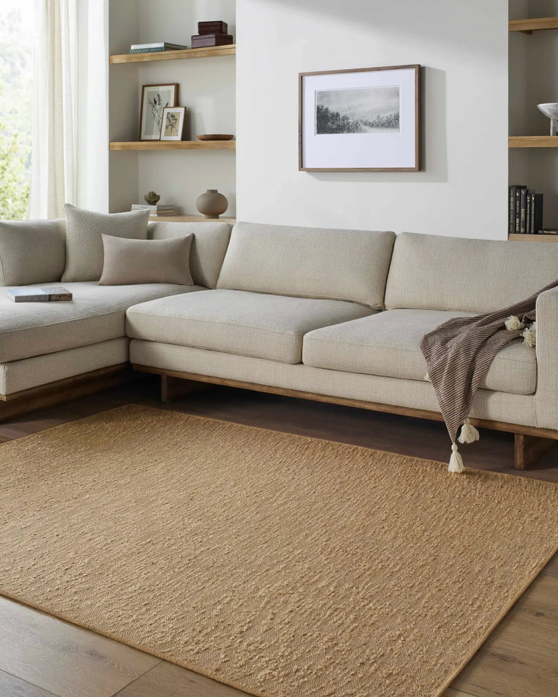 Breena 3D Solid Brown Washable Area Rug by Boutique Rugs