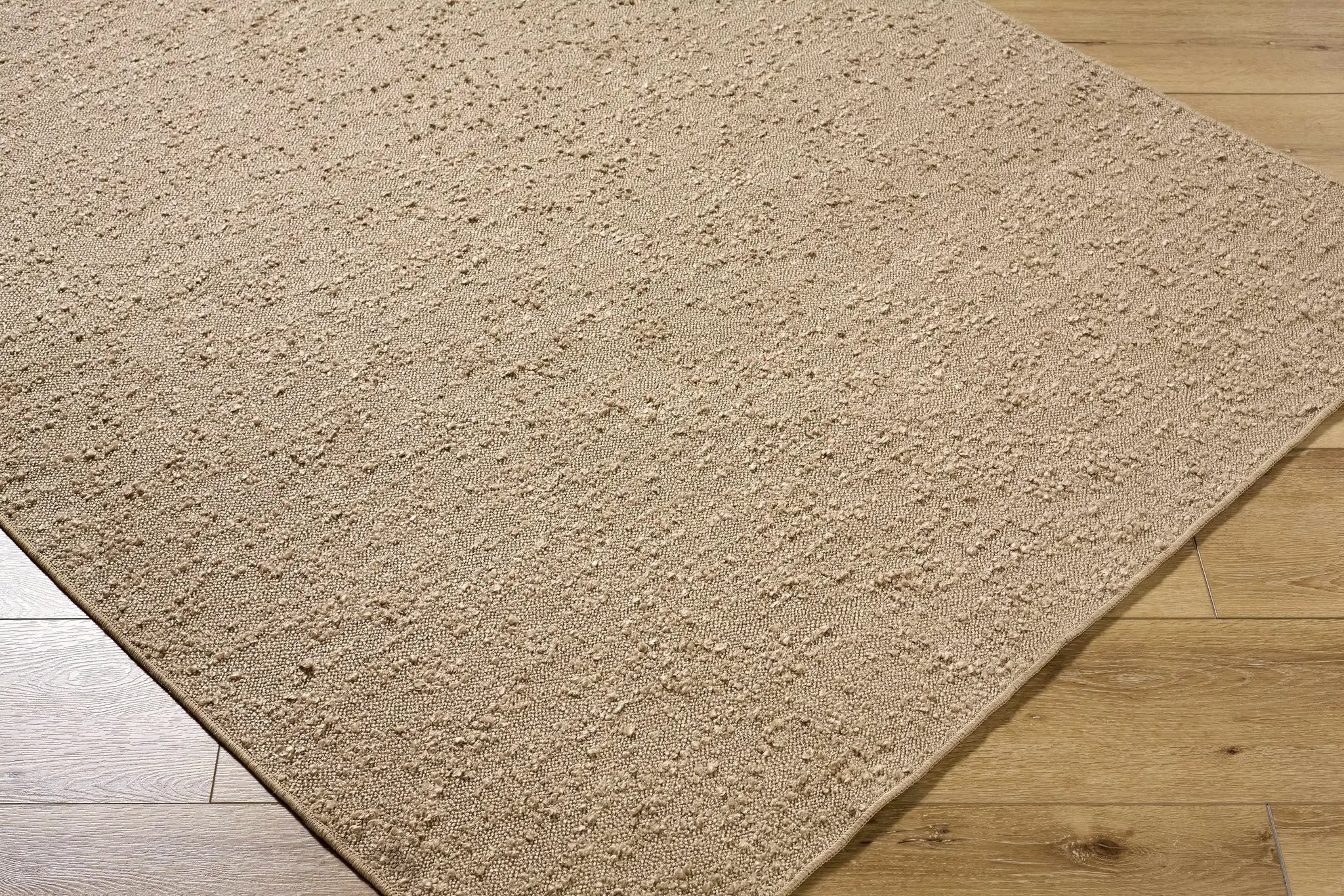 Breena Solid Taupe Washable Area Rug by Boutique Rugs