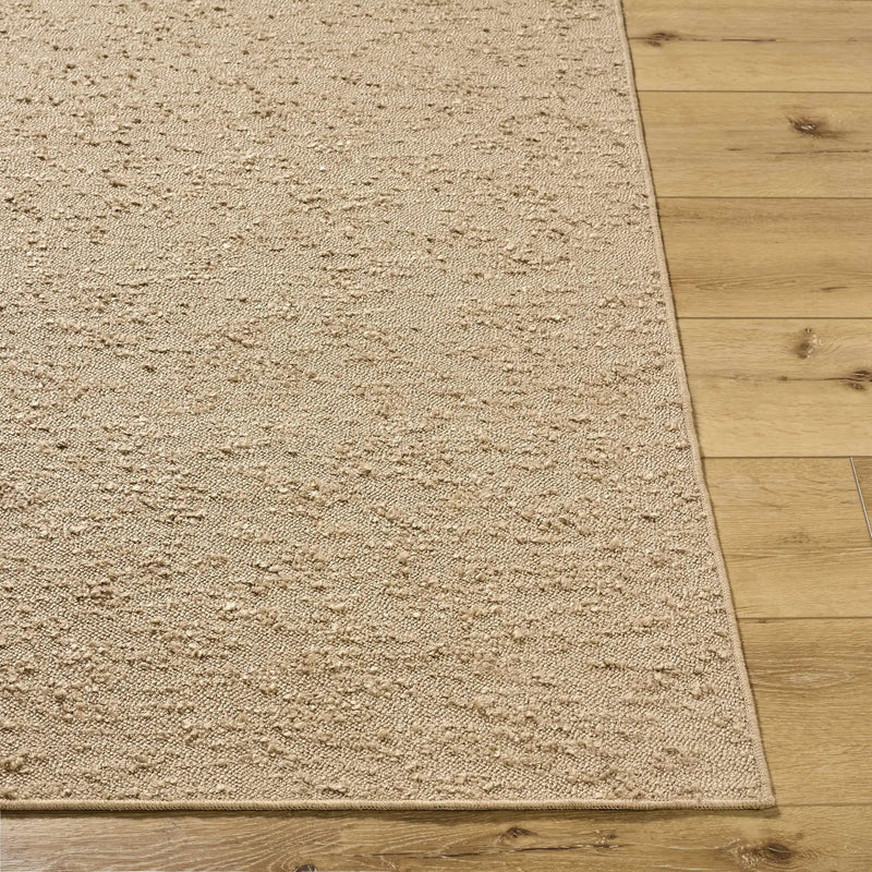Breena Solid Taupe Washable Area Rug by Boutique Rugs