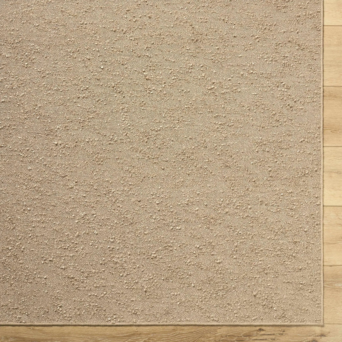 Breena Solid Taupe Washable Area Rug, photo 3 of 7