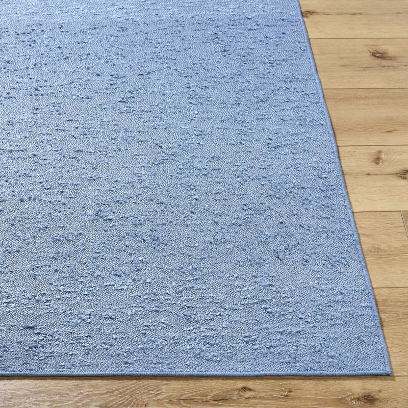 Breena Slate Blue Washable Area Rug by Boutique Rugs
