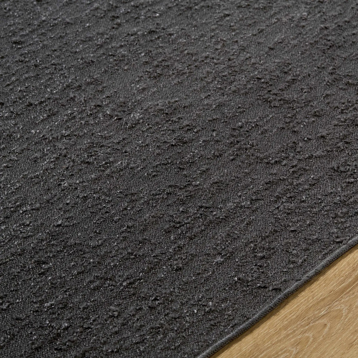 Breena Charcoal Washable Area Rug, photo 7 of 7