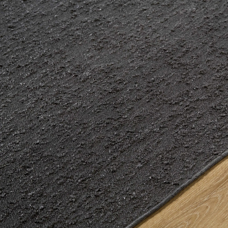 Breena Charcoal Washable Area Rug by Boutique Rugs