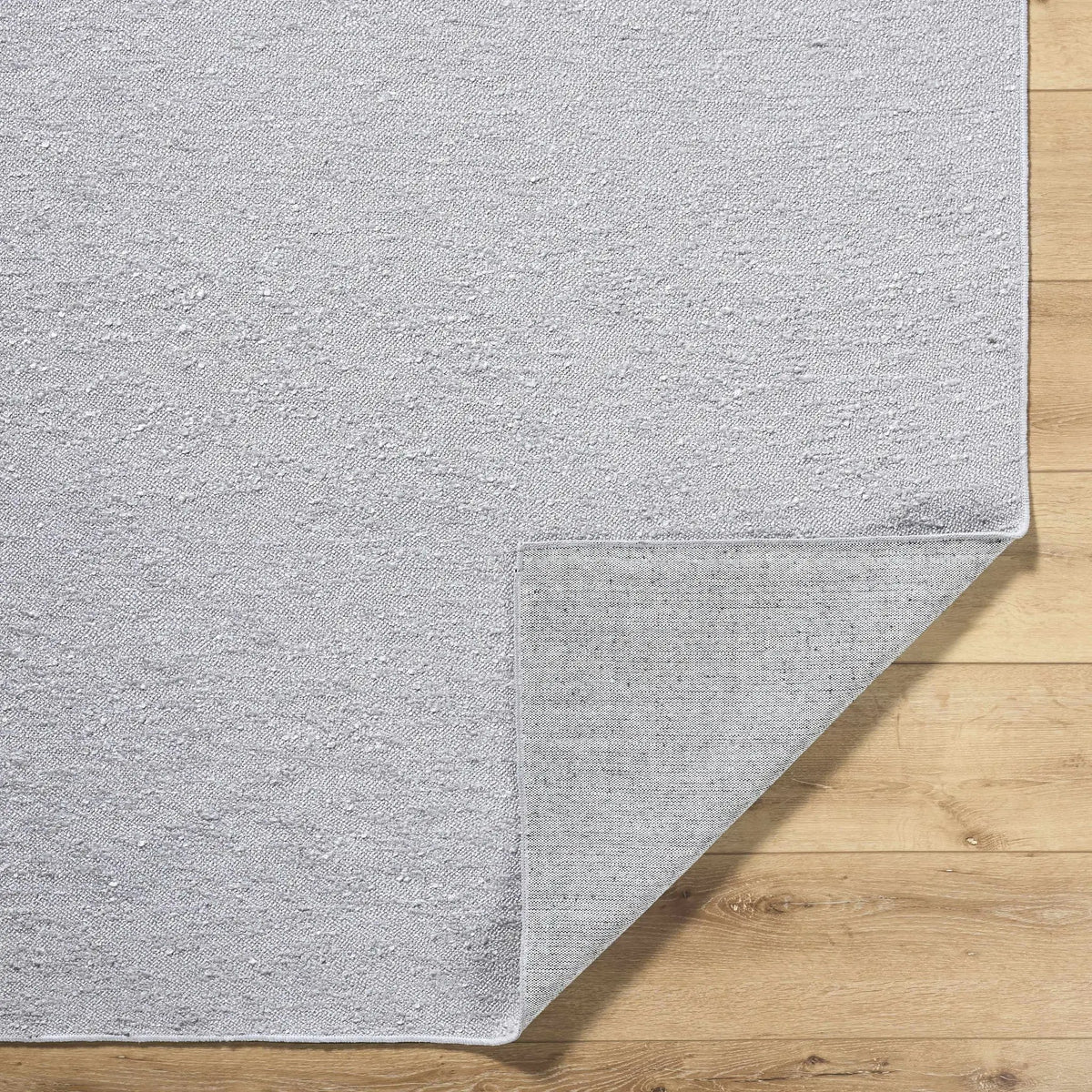 Breena Medium Gray Washable Area Rug, photo 8 of 8