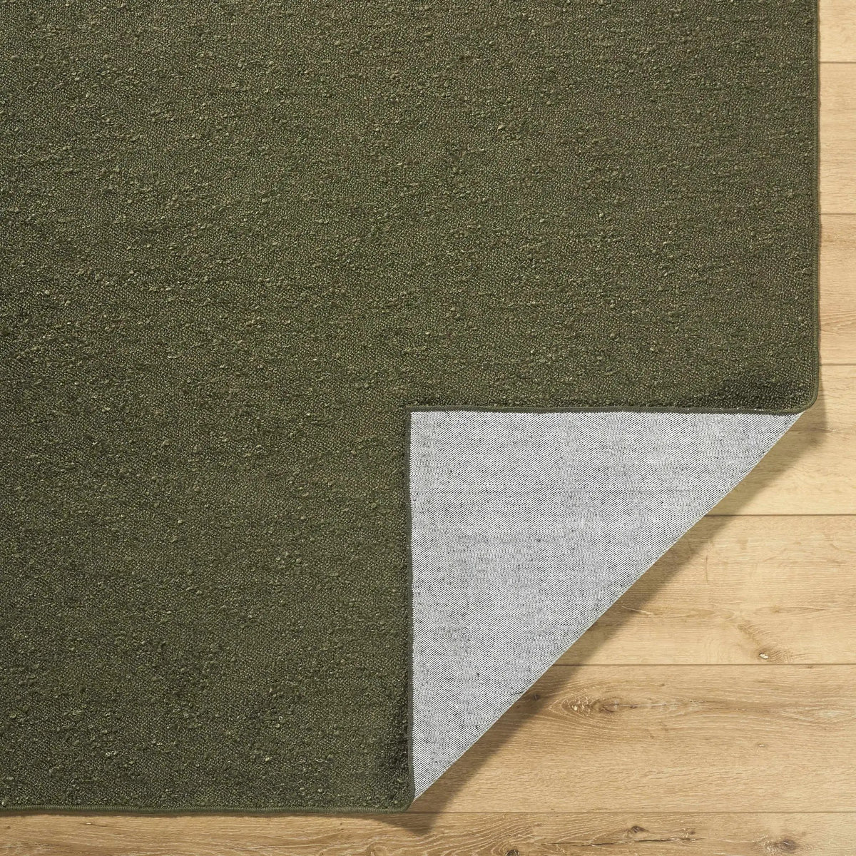 Breena Olive Washable Area Rug, photo 4 of 7