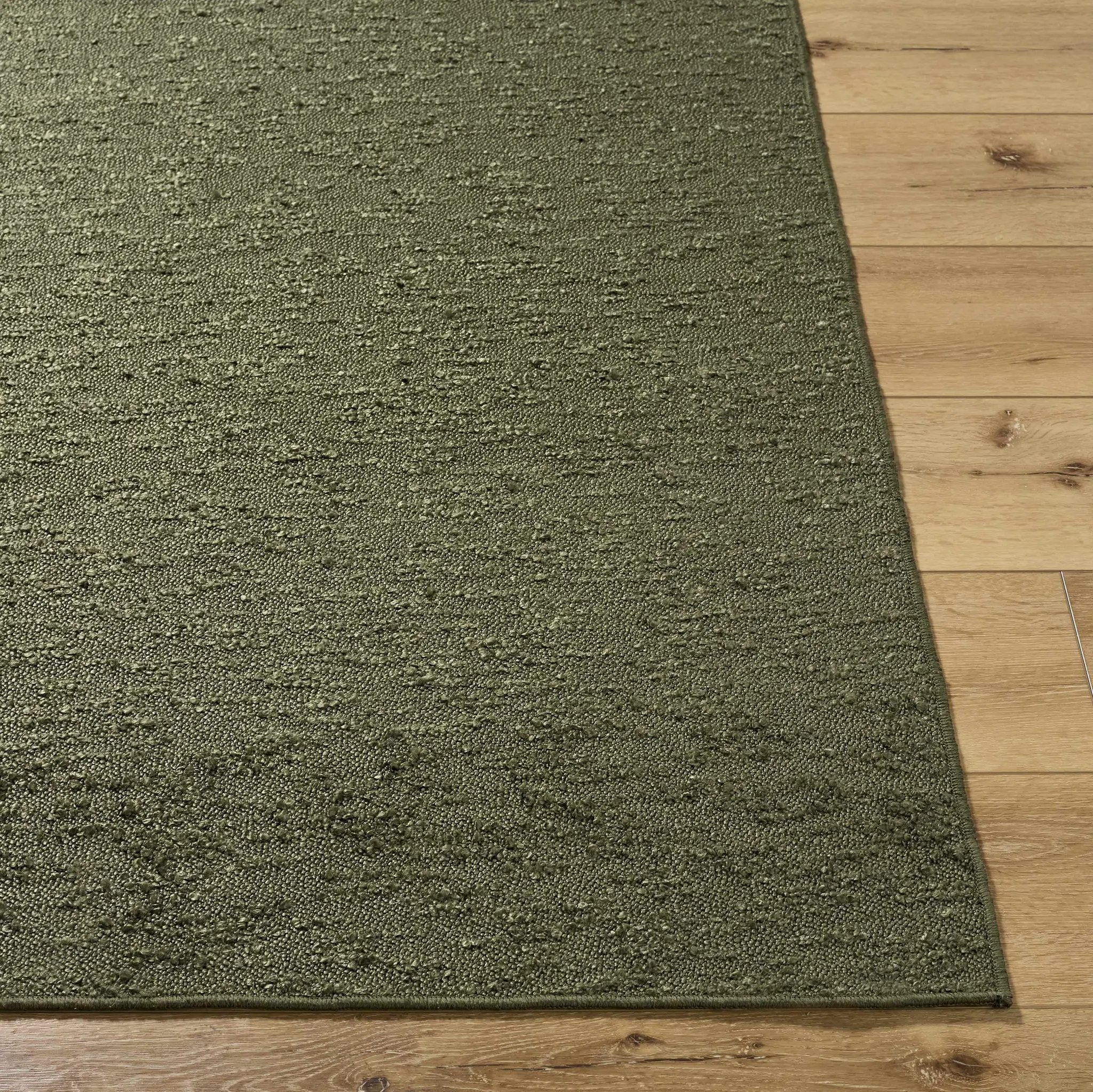 Breena Olive Washable Area Rug by Boutique Rugs