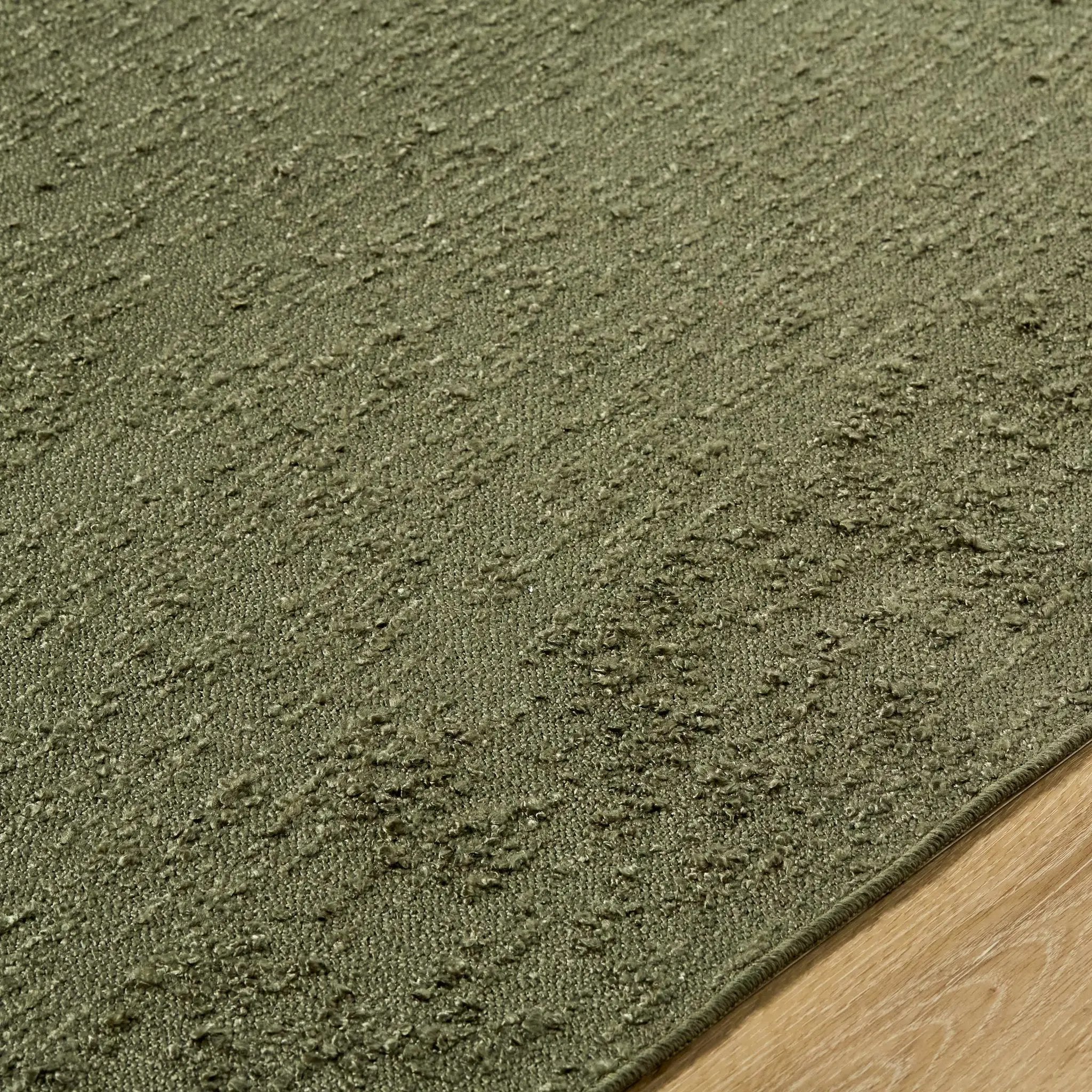 Breena Olive Washable Area Rug by Boutique Rugs