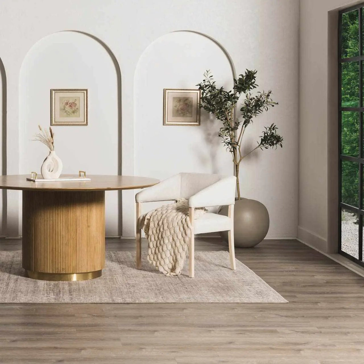 Collins Avenue Machine Woven Galey Alix x LIVABLISS GACA-2307 Area Rug, installed in a room 3