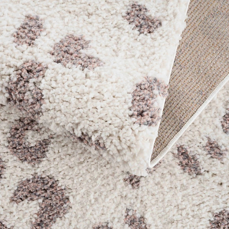 Zhen Pink Spots Leopard Rug - Clearance by Boutique Rugs