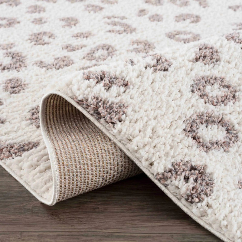 Zhen Pink Spots Leopard Rug - Clearance by Boutique Rugs