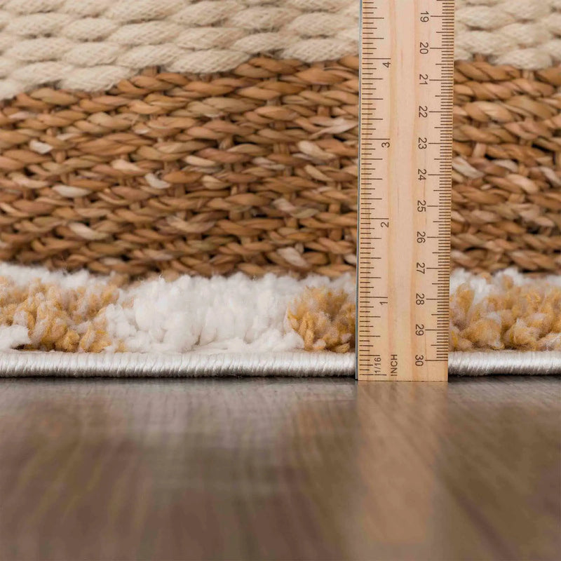 Altin Leopard Print White Area Rug by Hauteloom