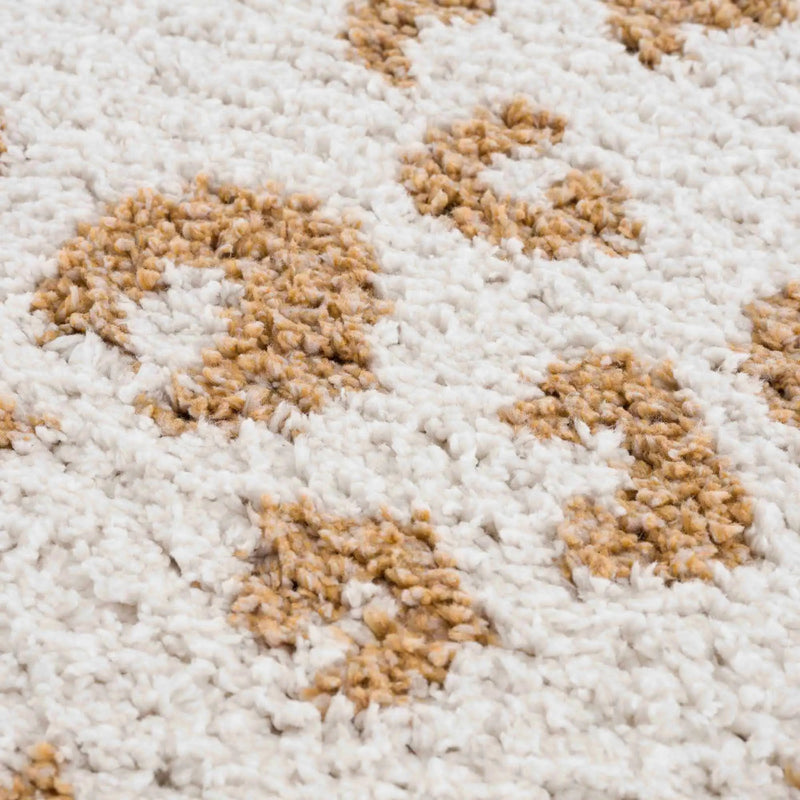 Altin Leopard Print White Area Rug by Hauteloom