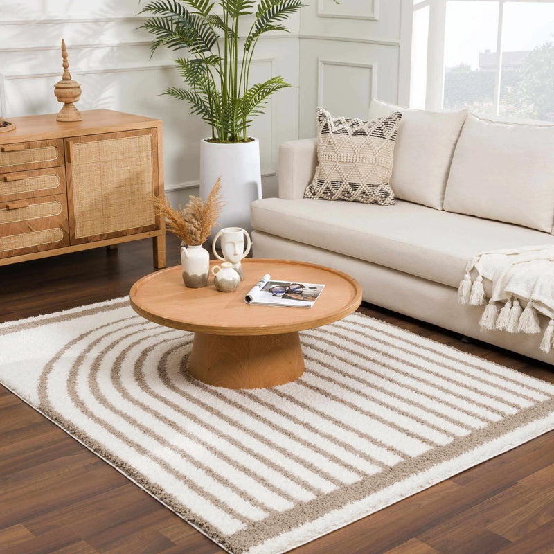 Jola Beige Area Rug by Boutique Rugs