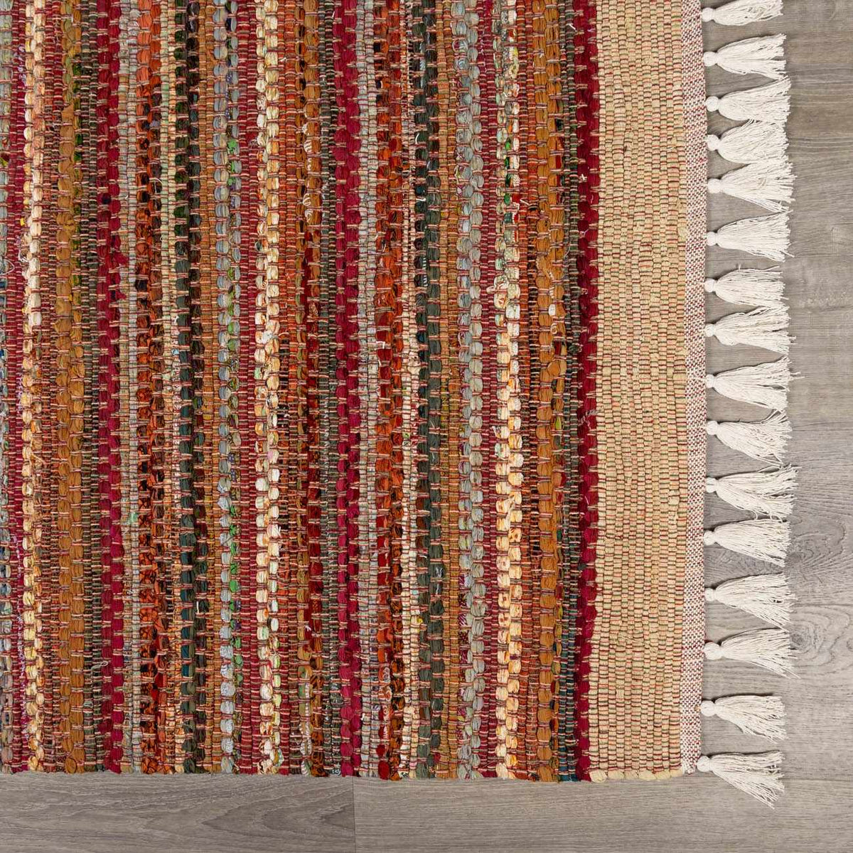 Brenda Crimson Area Rug, sample swatch