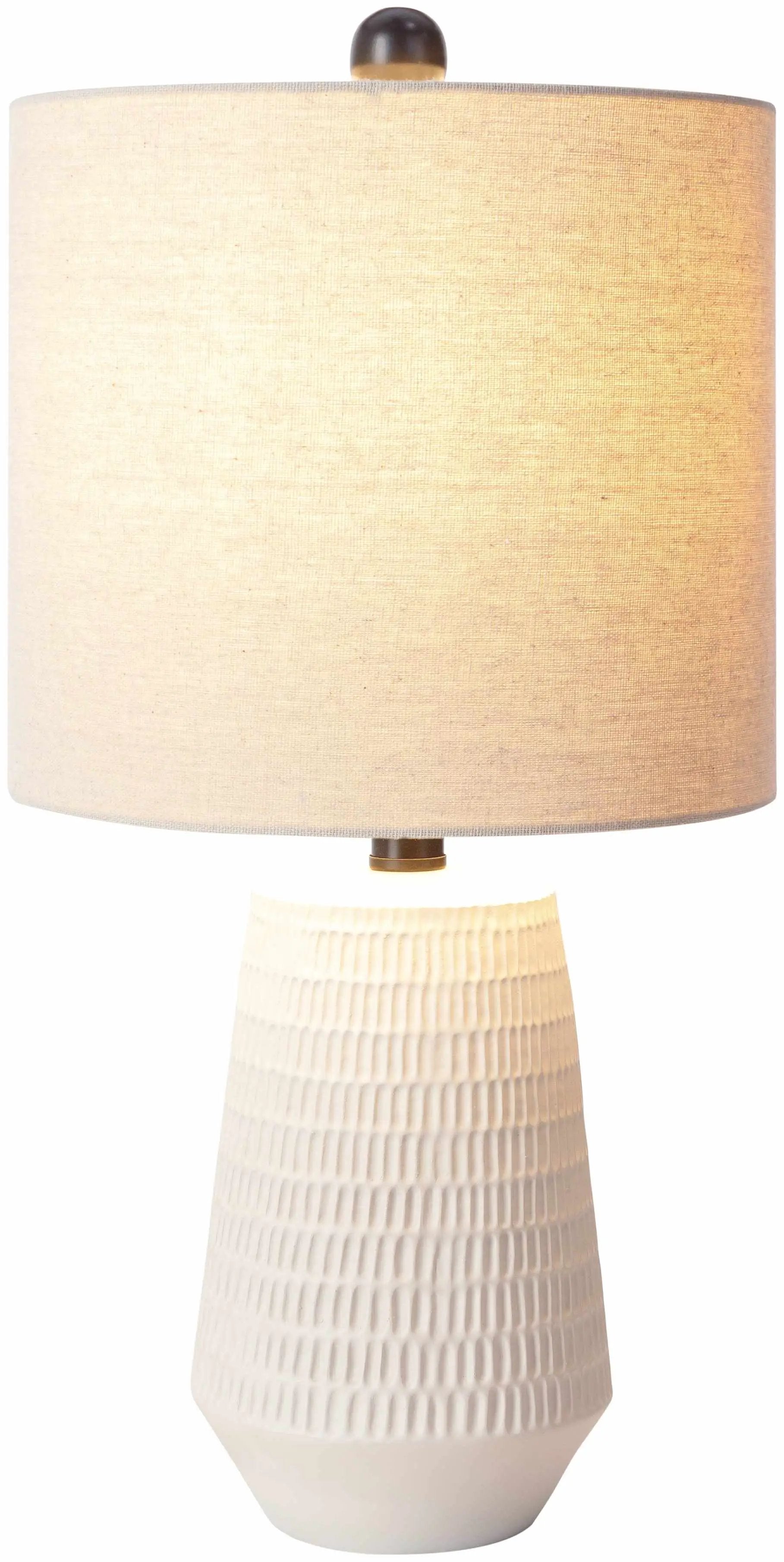 Berehomet Cream Table Lamp by Boutique Rugs