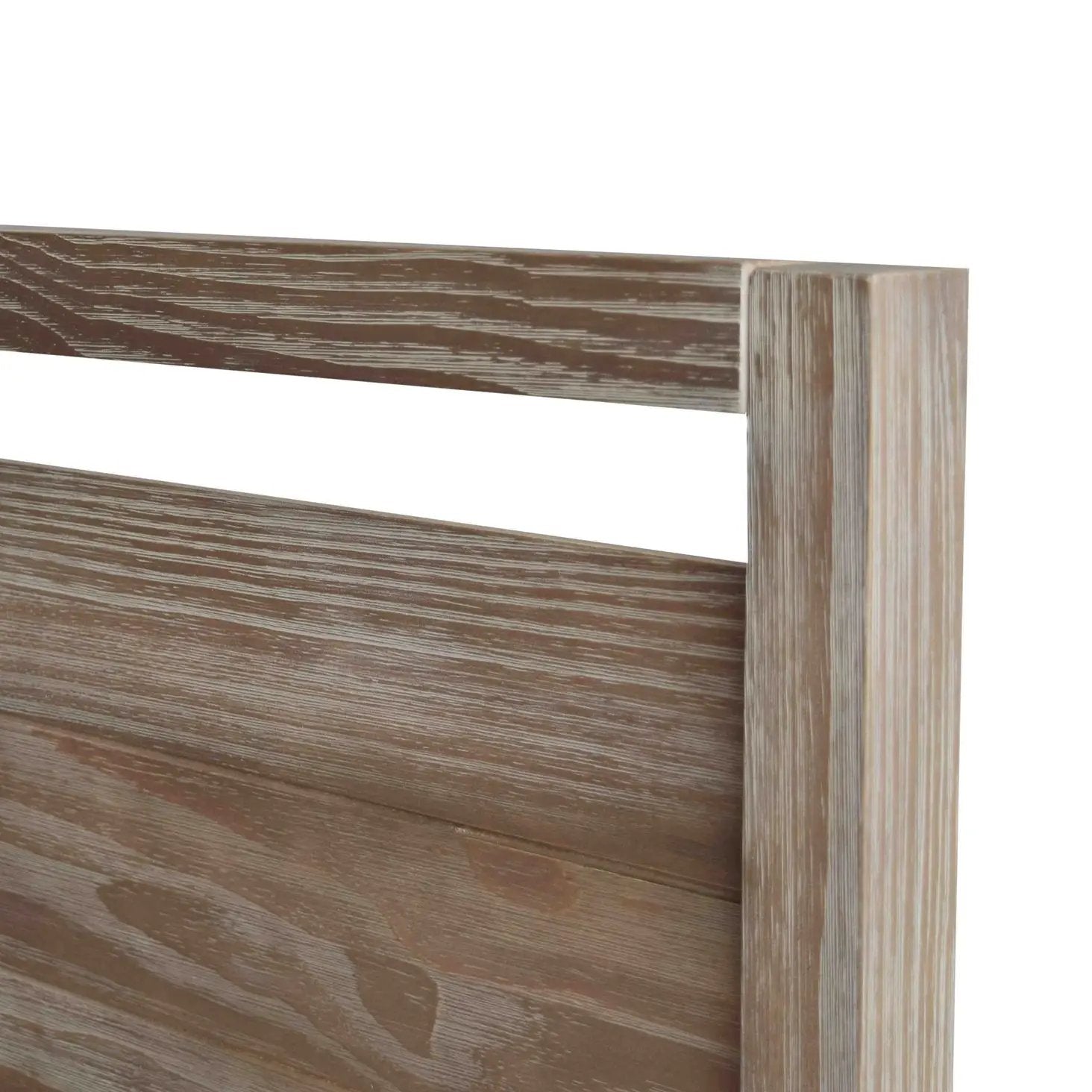 Queen Size FarmHouse Traditional Rustic Pine Platform Bed by HomePacific