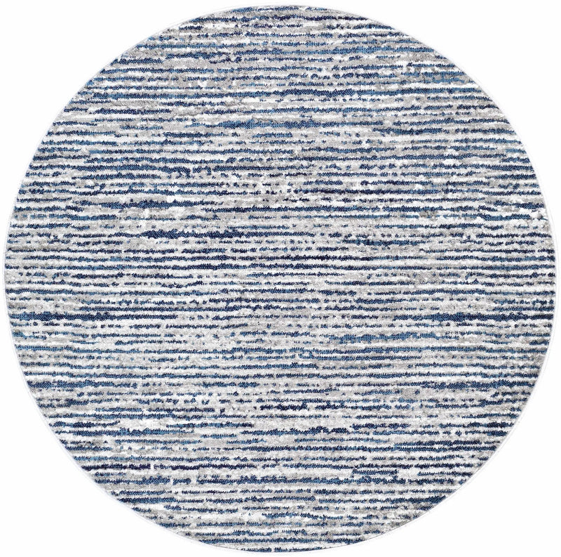 Bowmansdale Striped Navy Rug by Boutique Rugs