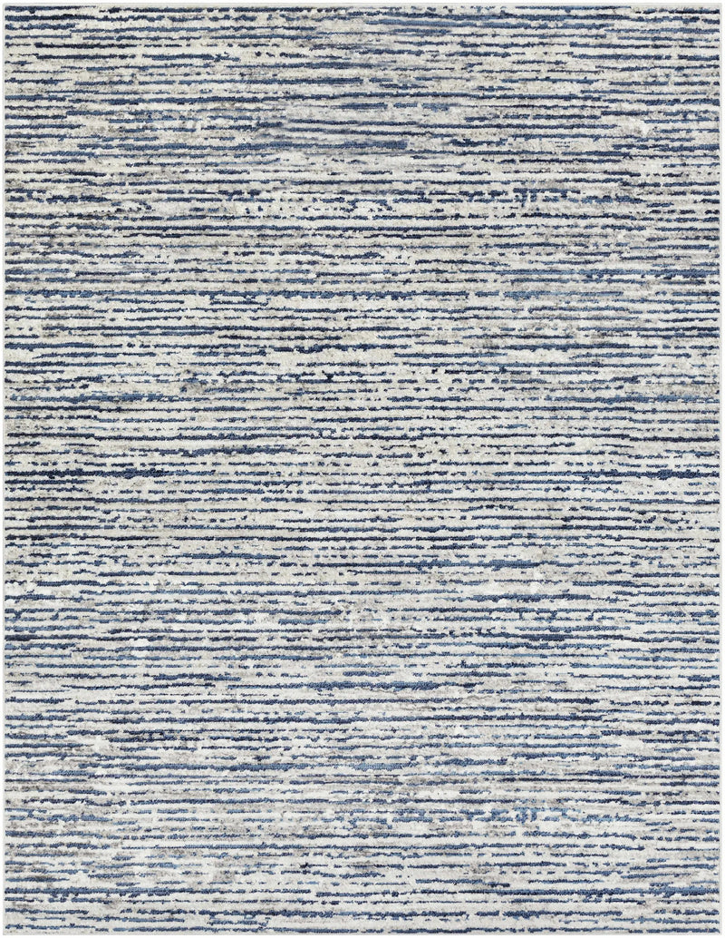 Bowmansdale Striped Navy Rug by Boutique Rugs