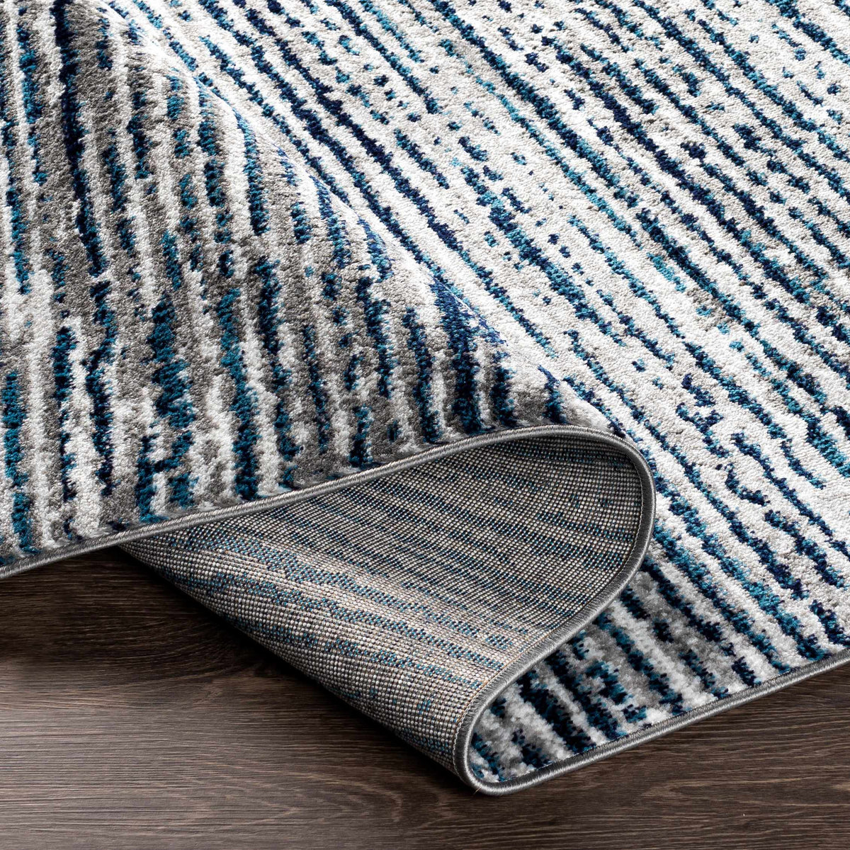 Bowmansdale Striped Navy Rug, photo 12 of 13