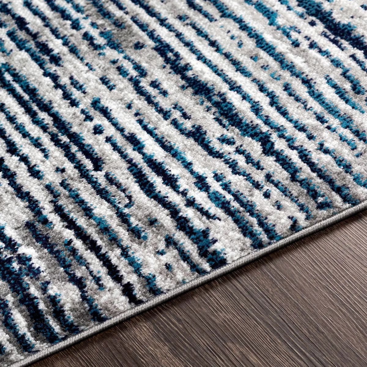 Bowmansdale Striped Navy Rug, photo 9 of 13