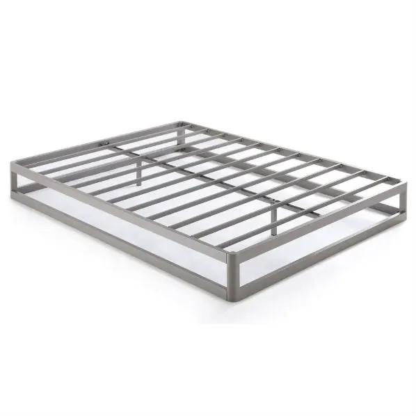 King size Modern Low Profile Heavy Duty Metal Platform Bed Frame by HomePacific