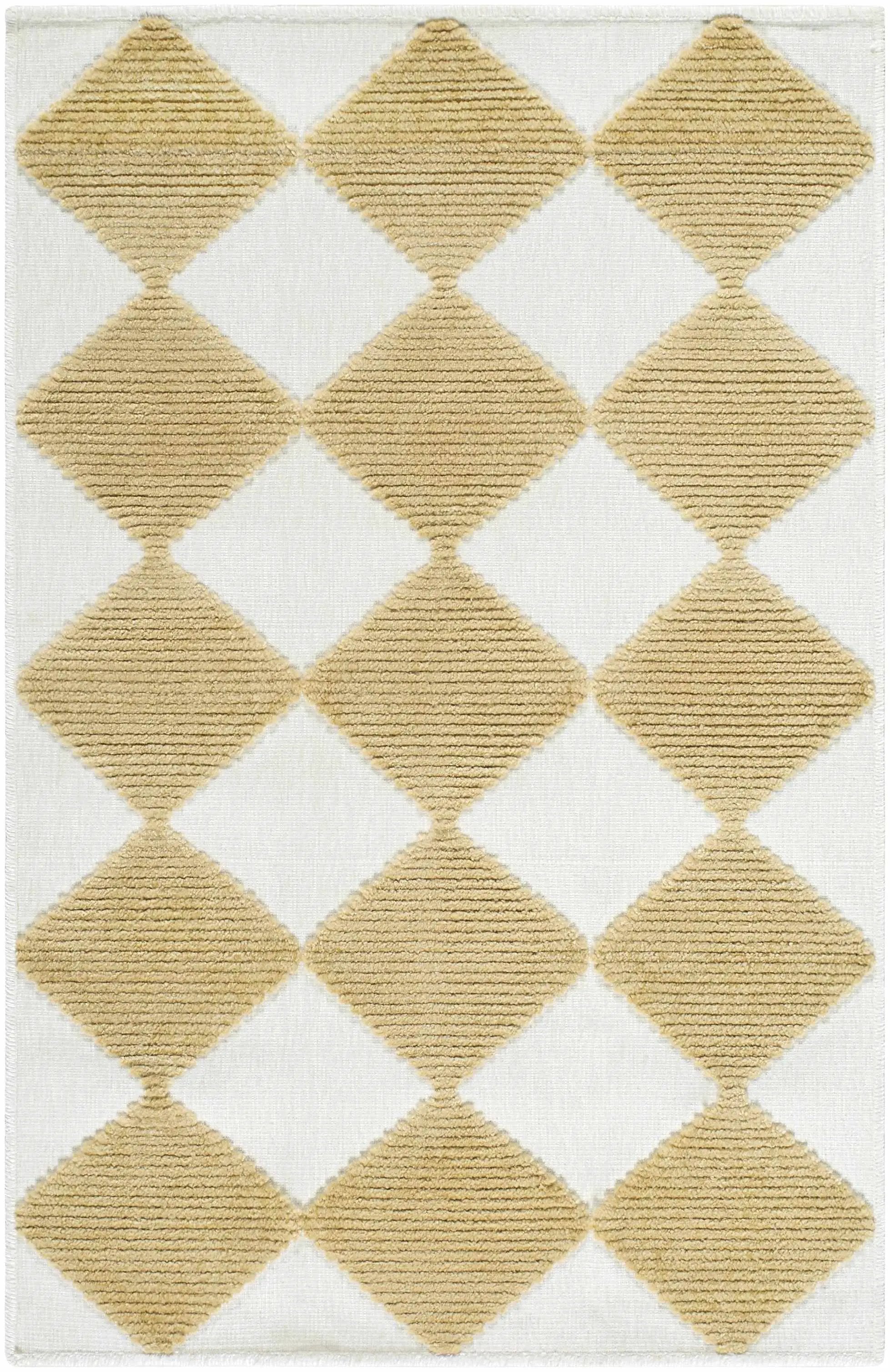 Bosley White Washable Area Rug by Boutique Rugs