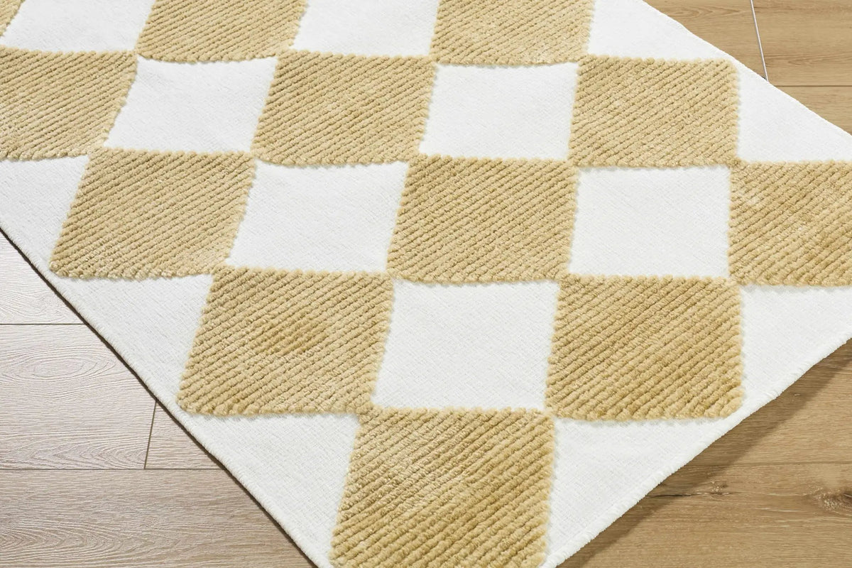 Bosley White Washable Area Rug, photo 3 of 6
