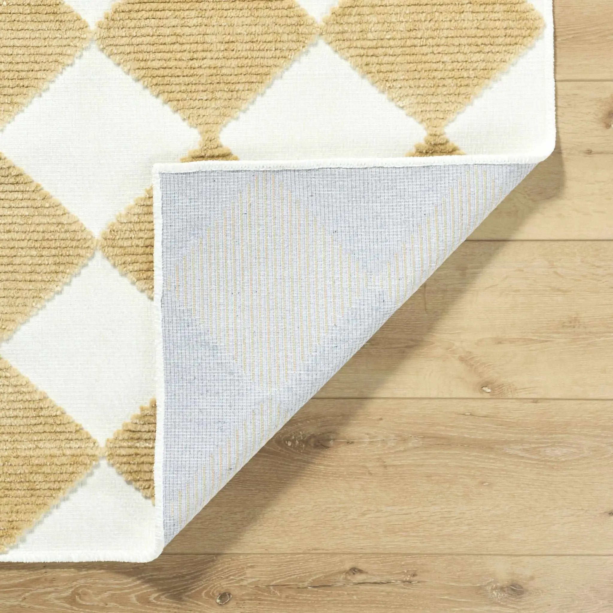 Bosley White Washable Area Rug by Boutique Rugs