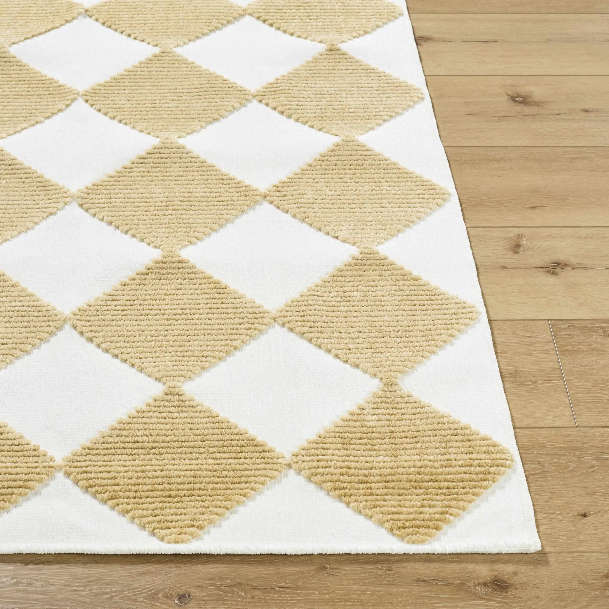 Bosley White Washable Area Rug by Boutique Rugs