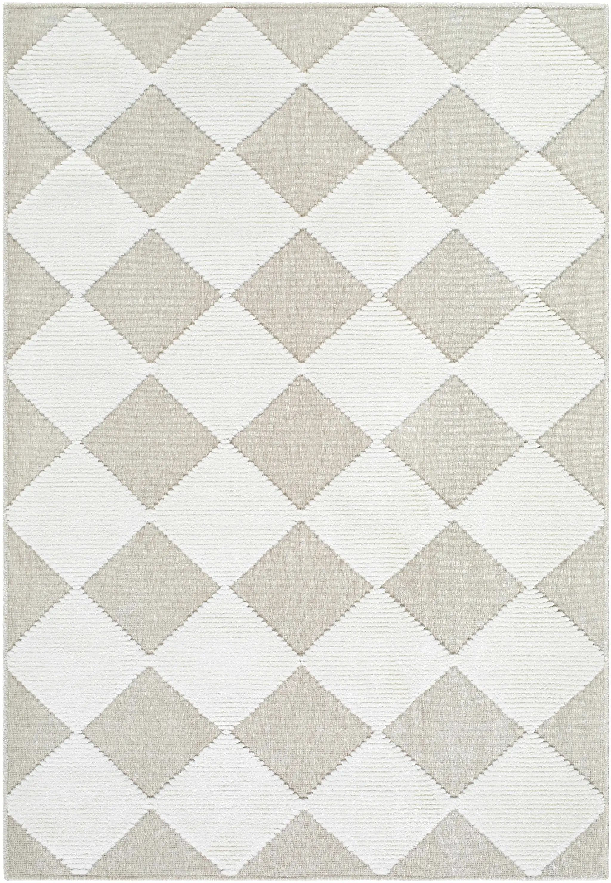 Bosley Beige Washable Area Rug by Boutique Rugs