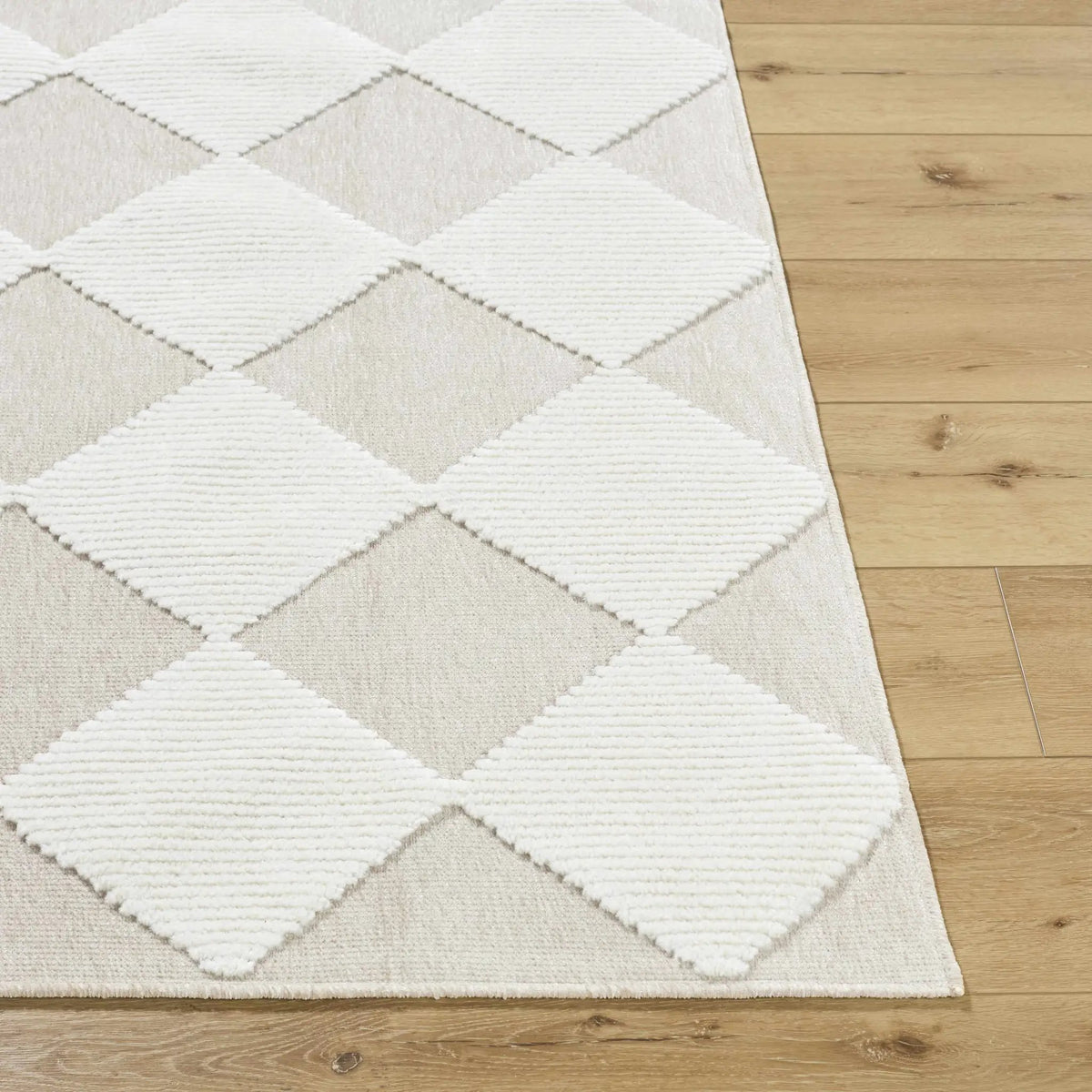 Bosley Beige Washable Area Rug, photo 3 of 7