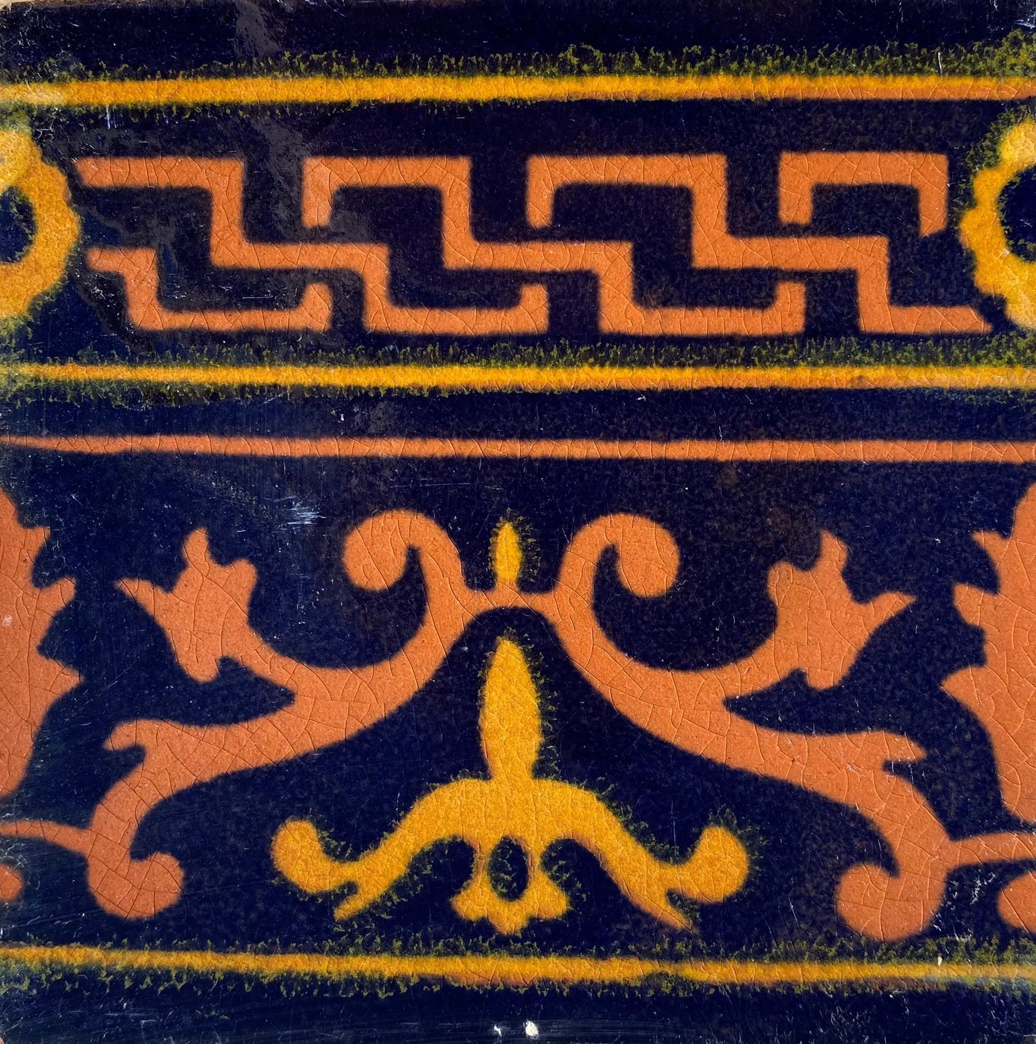 BR-01-16 Barcelona Cenefa Tile by Place Of Clay