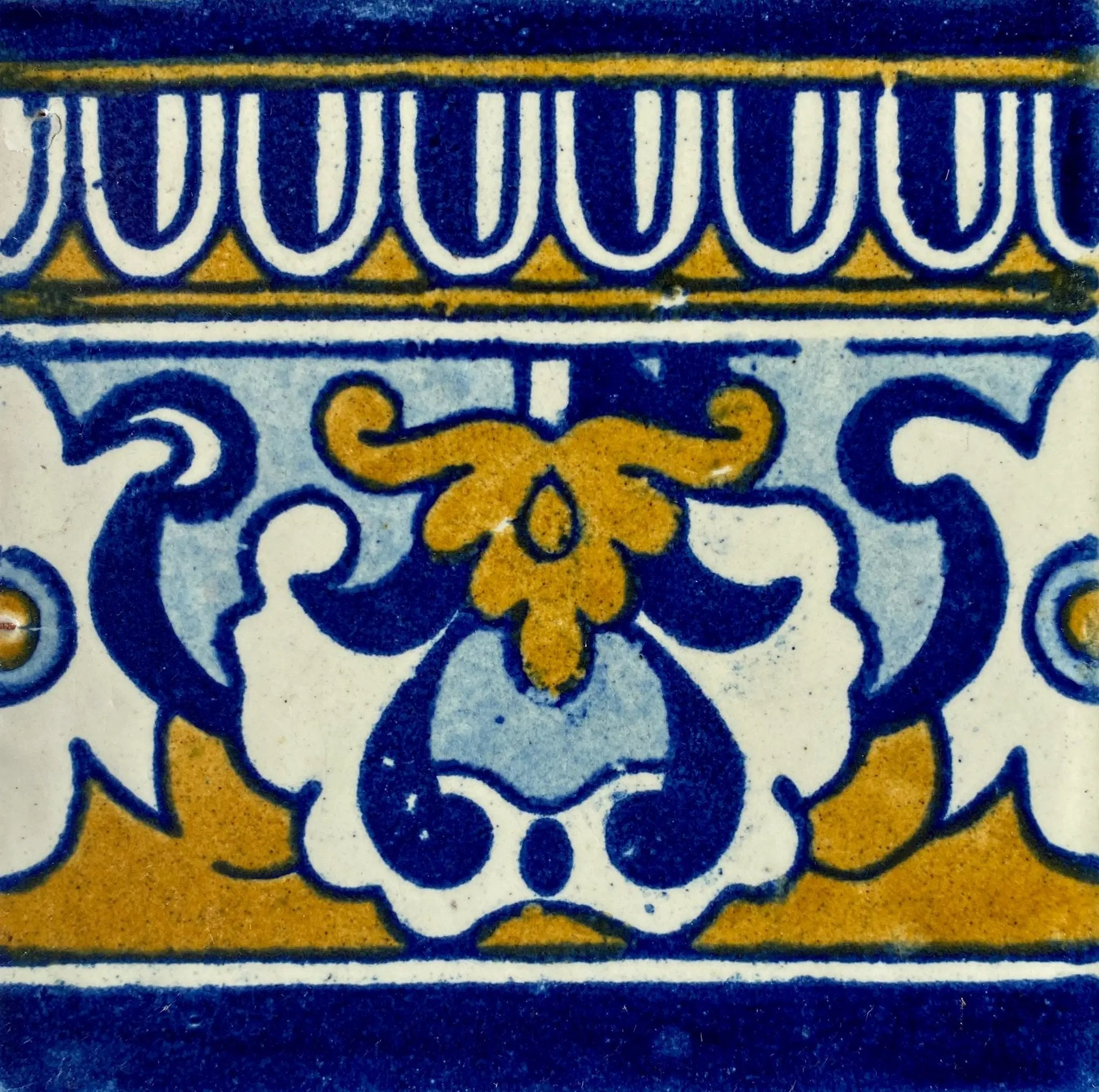 BR-01-02 Barcelona Cenefa Tile by Place Of Clay