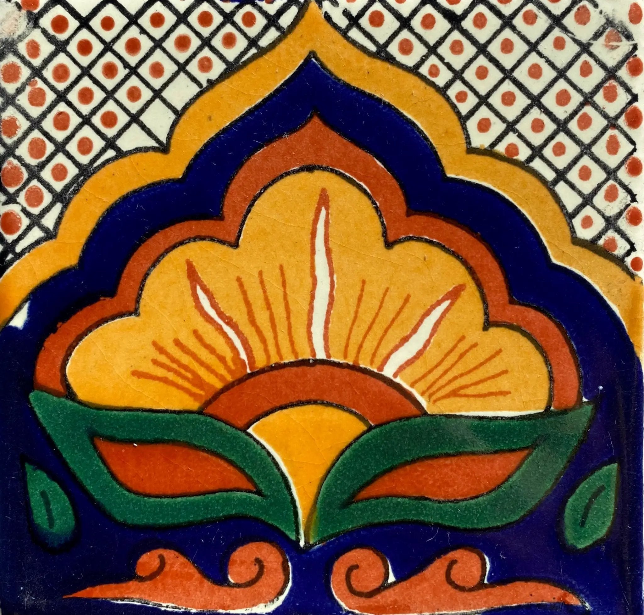 BR-01-03 Barcelona Cenefa Tile by Place Of Clay