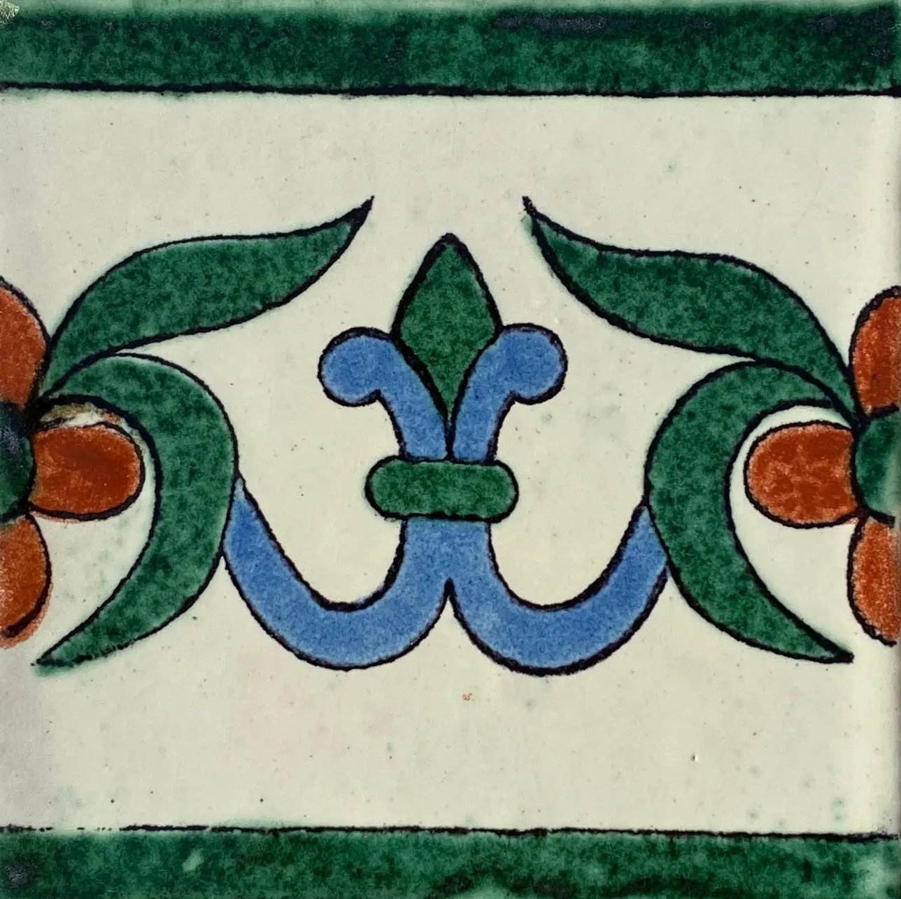BR-01-06 Barcelona Cenefa Tile by Place Of Clay