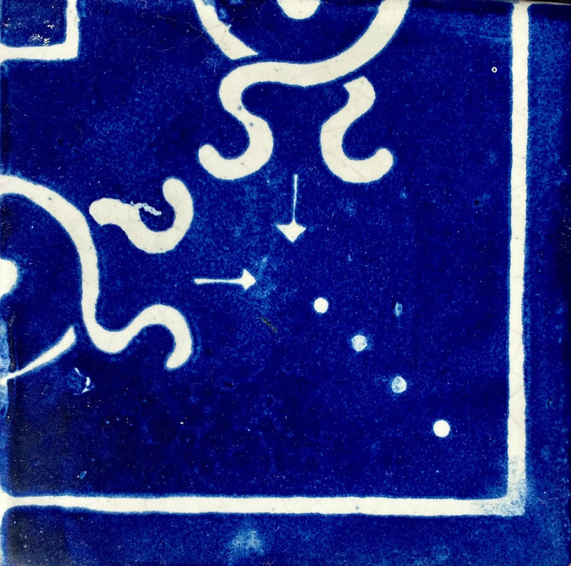 BR-01-08 Barcelona Cenefa Tile by Place Of Clay